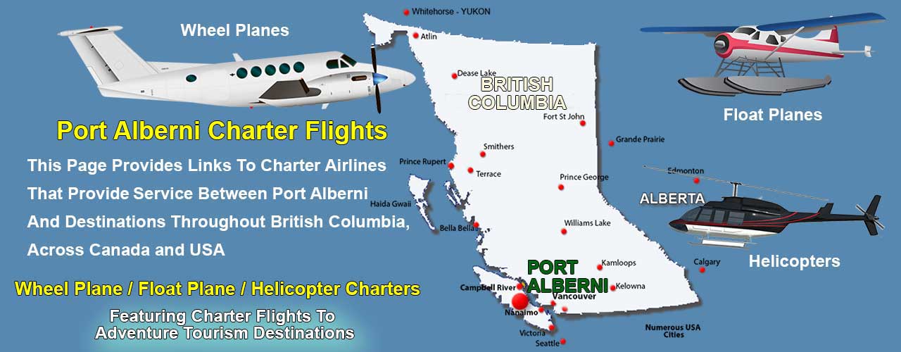 Port Alberni BC Air Charter Directory